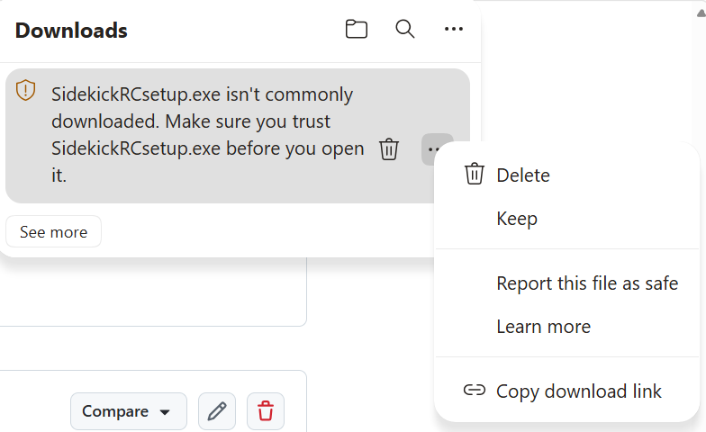Edge download